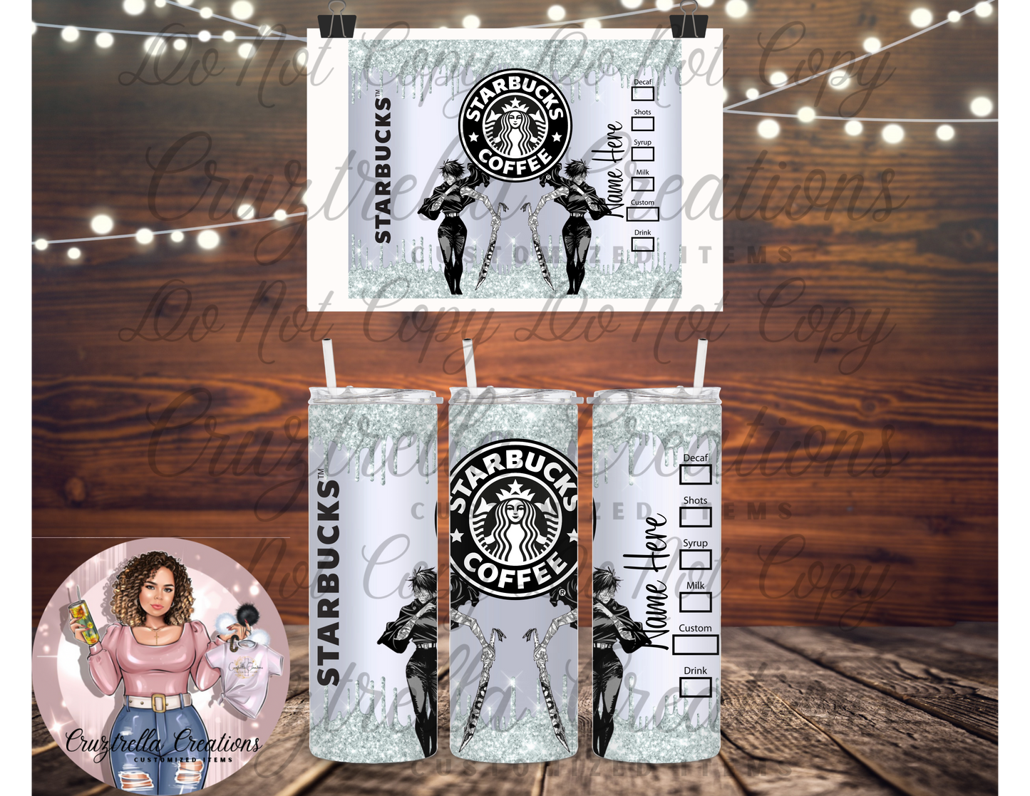 20oz Skinny Straight Tumbler