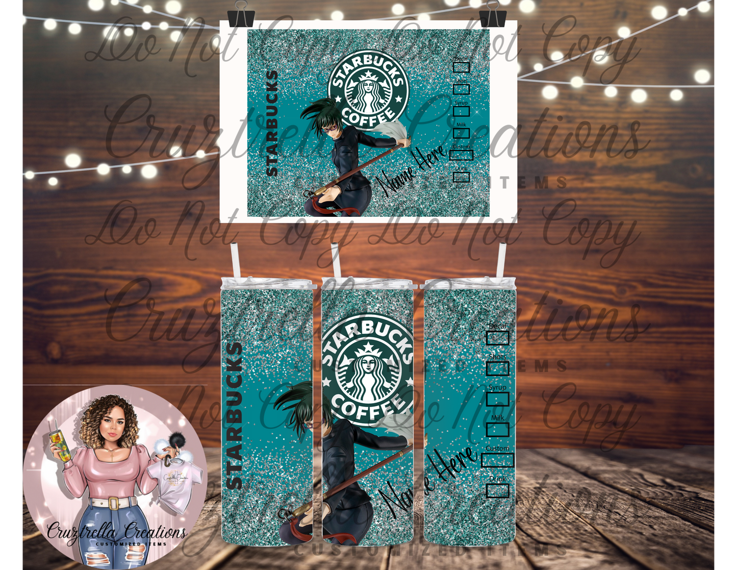 20oz Skinny Straight Tumbler
