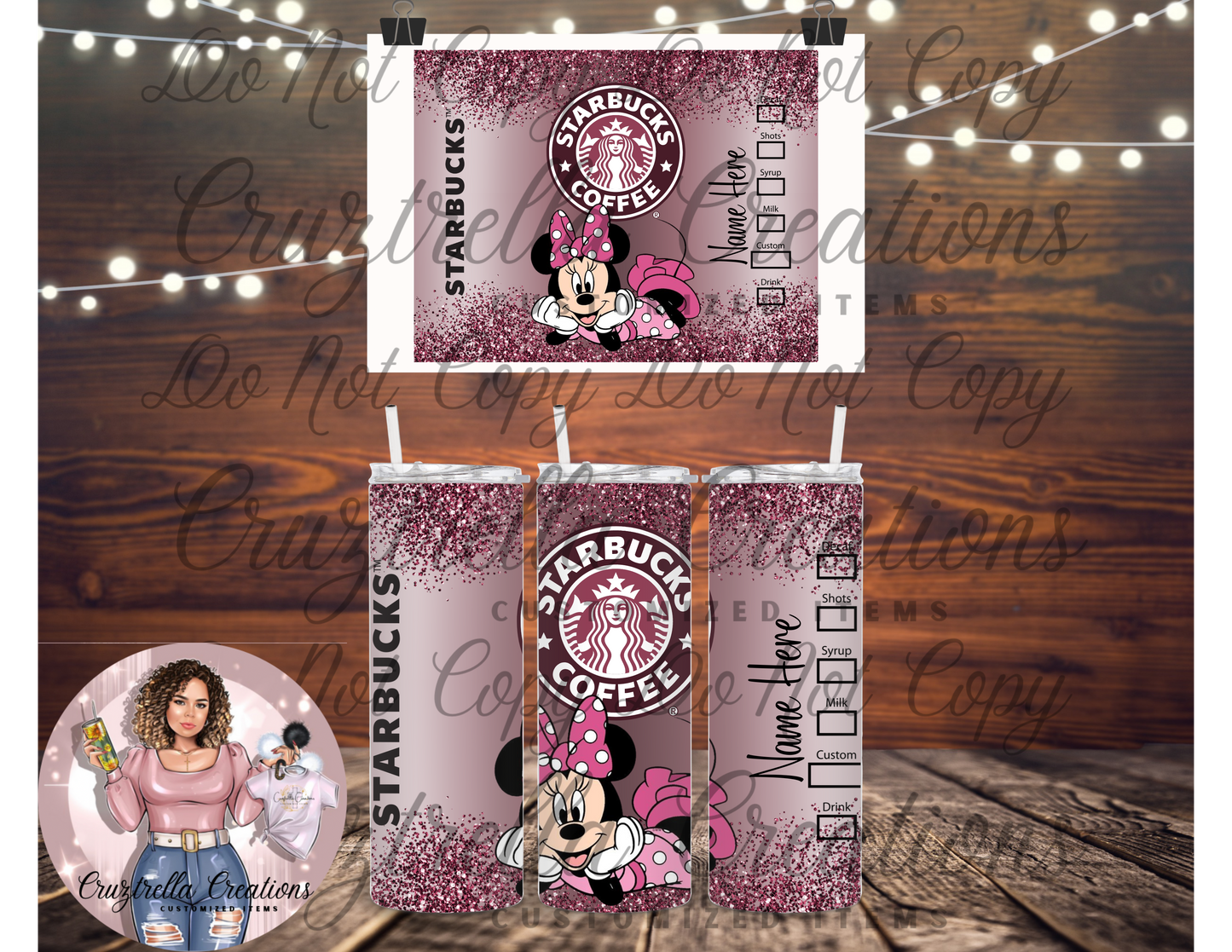 20oz Skinny Straight Tumbler