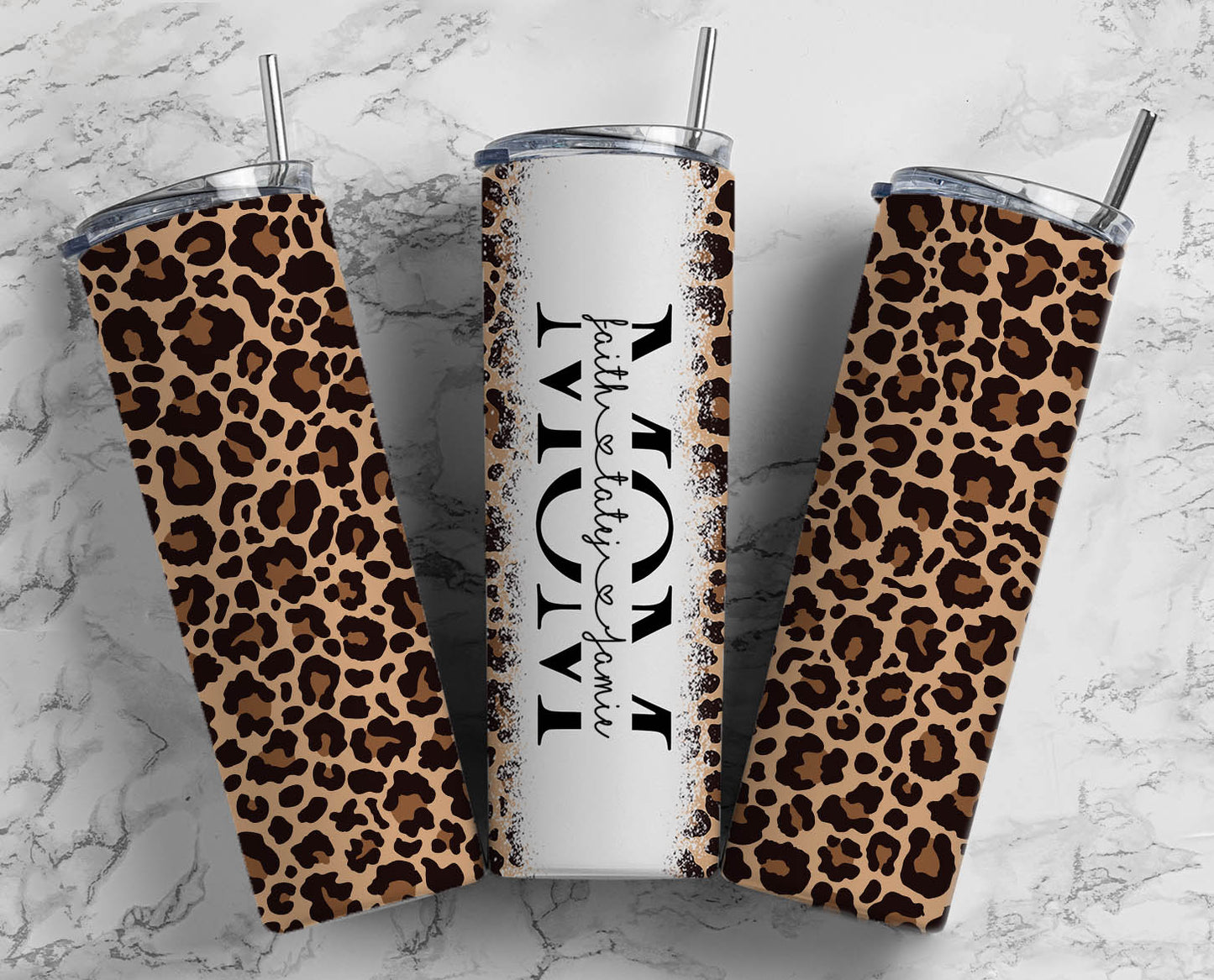 Mom Monogram Tumbler