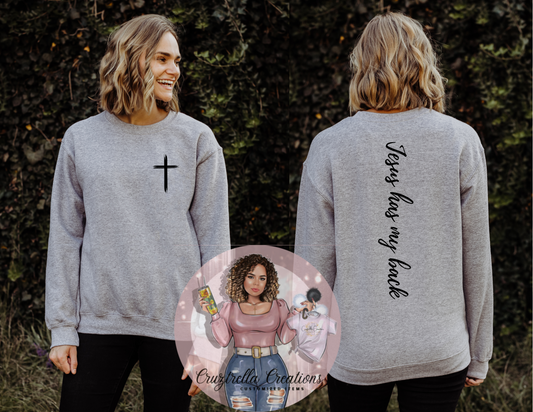 Cross....Jesus Got your Back(UNISEX)